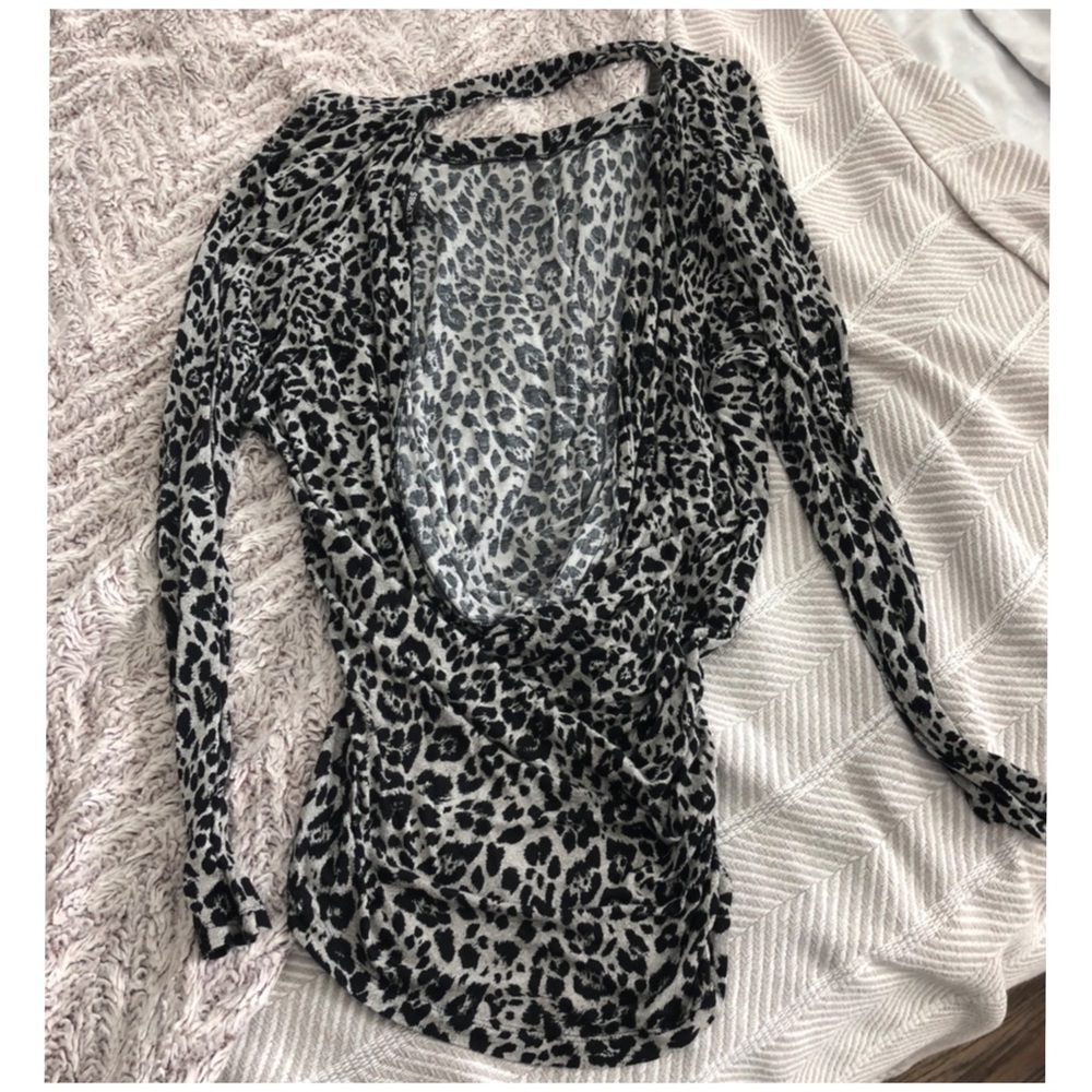 Express Open-Back Cheetah Top - image 3